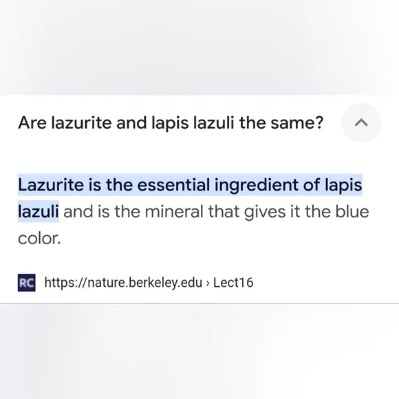 Lazurite Genuine Palm Stone Crystal - Live Show